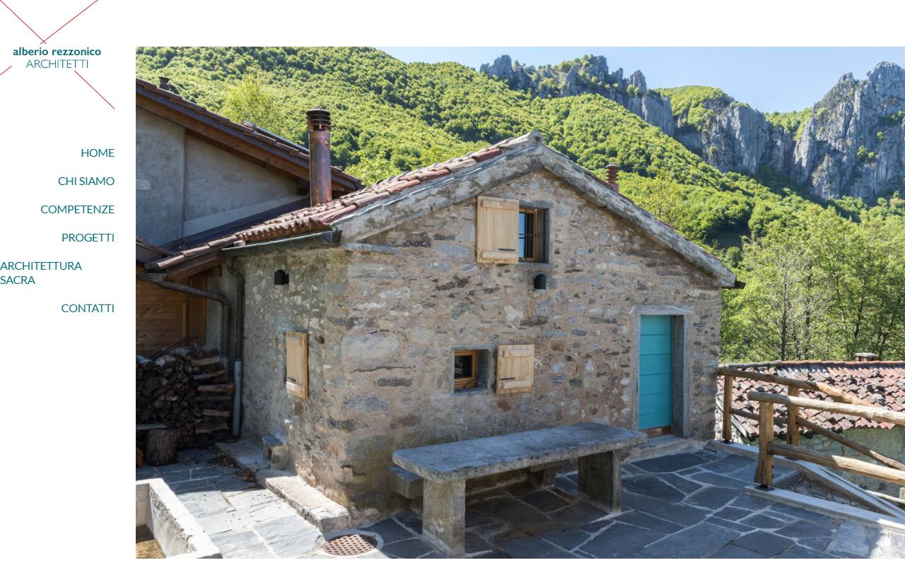 Anteprima del sito: Alberio Rezzonico architetti Sagl