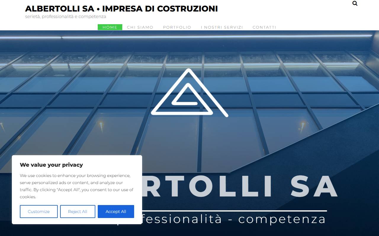 Anteprima del sito: ALBERTOLLI SA