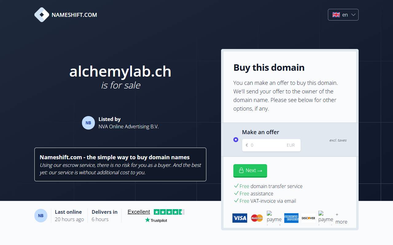 Anteprima del sito: ALCHEMY (SUISSE) TECHNOLOGY Sagl