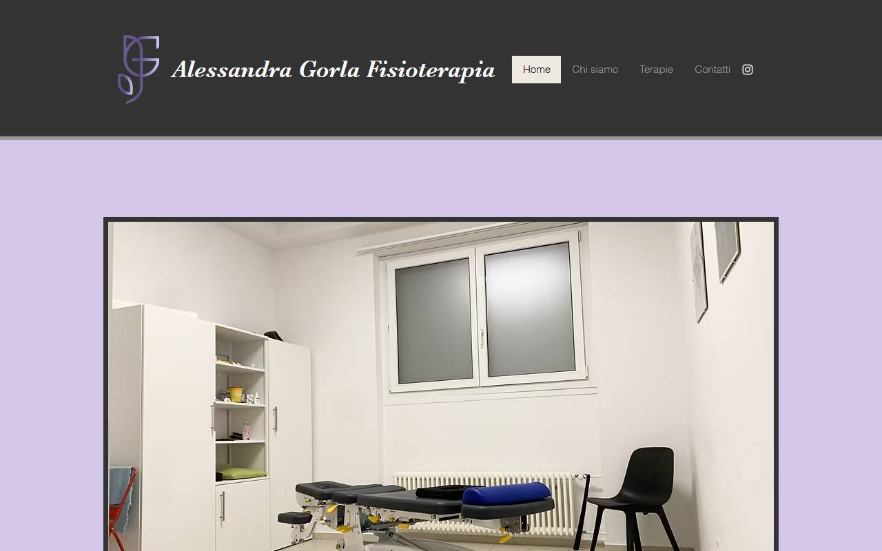 Anteprima del sito: Alessandra Gorla Fisioterapia Sagl