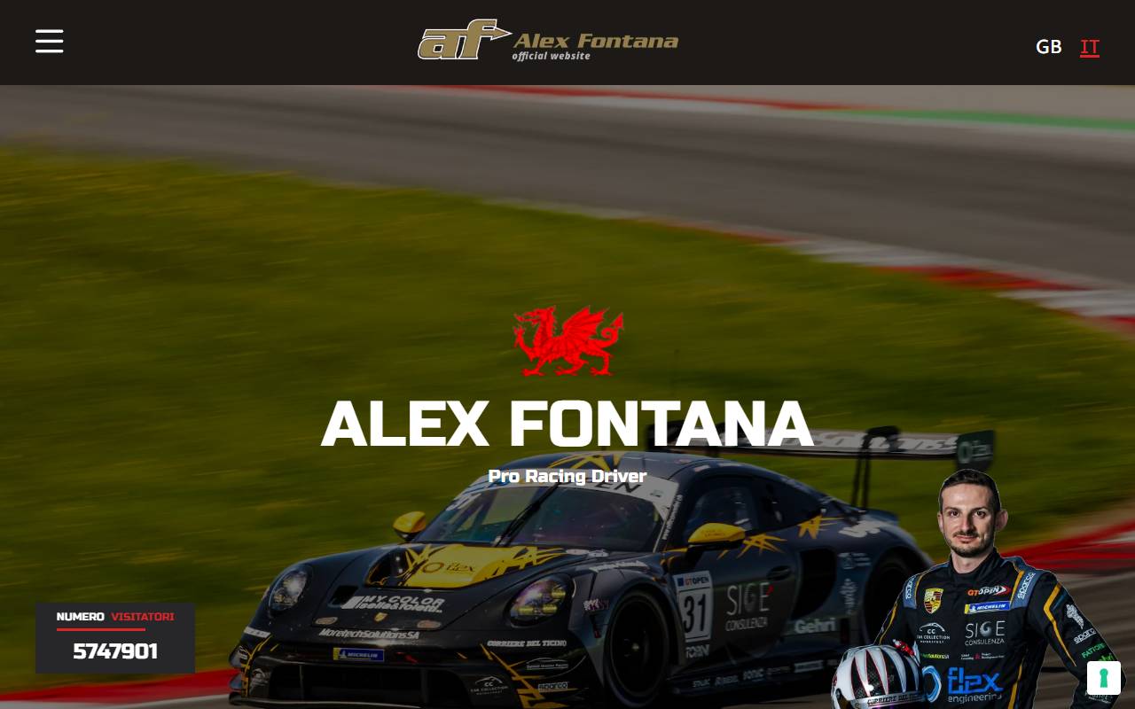 Anteprima del sito: Alex Fontana
