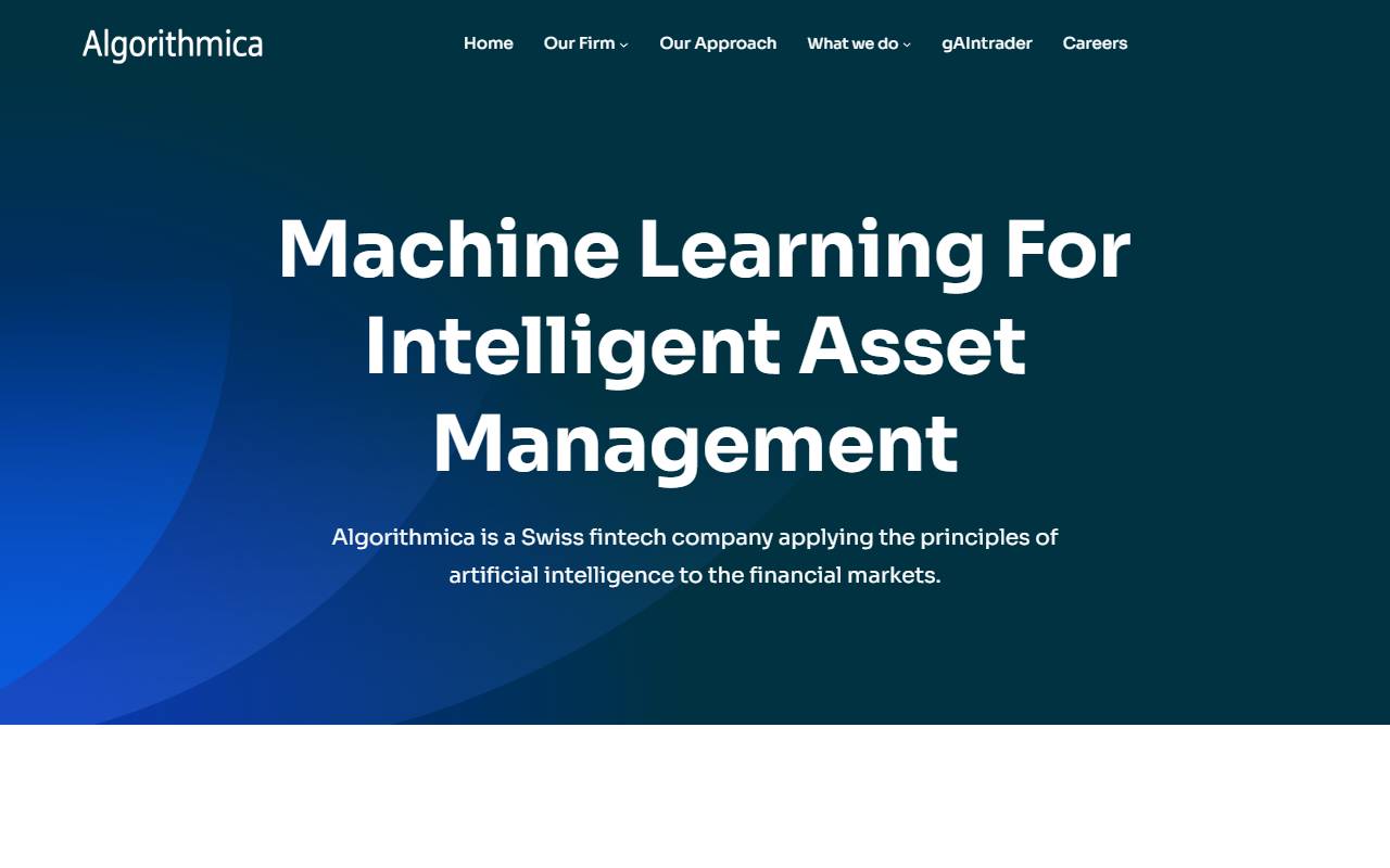 Anteprima del sito: Algorithmica SA