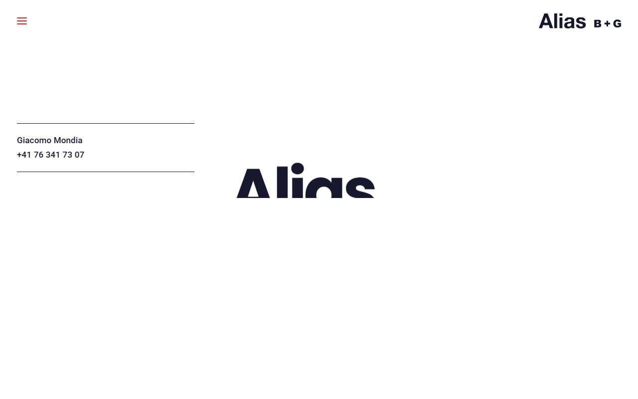 Anteprima del sito: Alias comunicazione di Giacomo Mondia