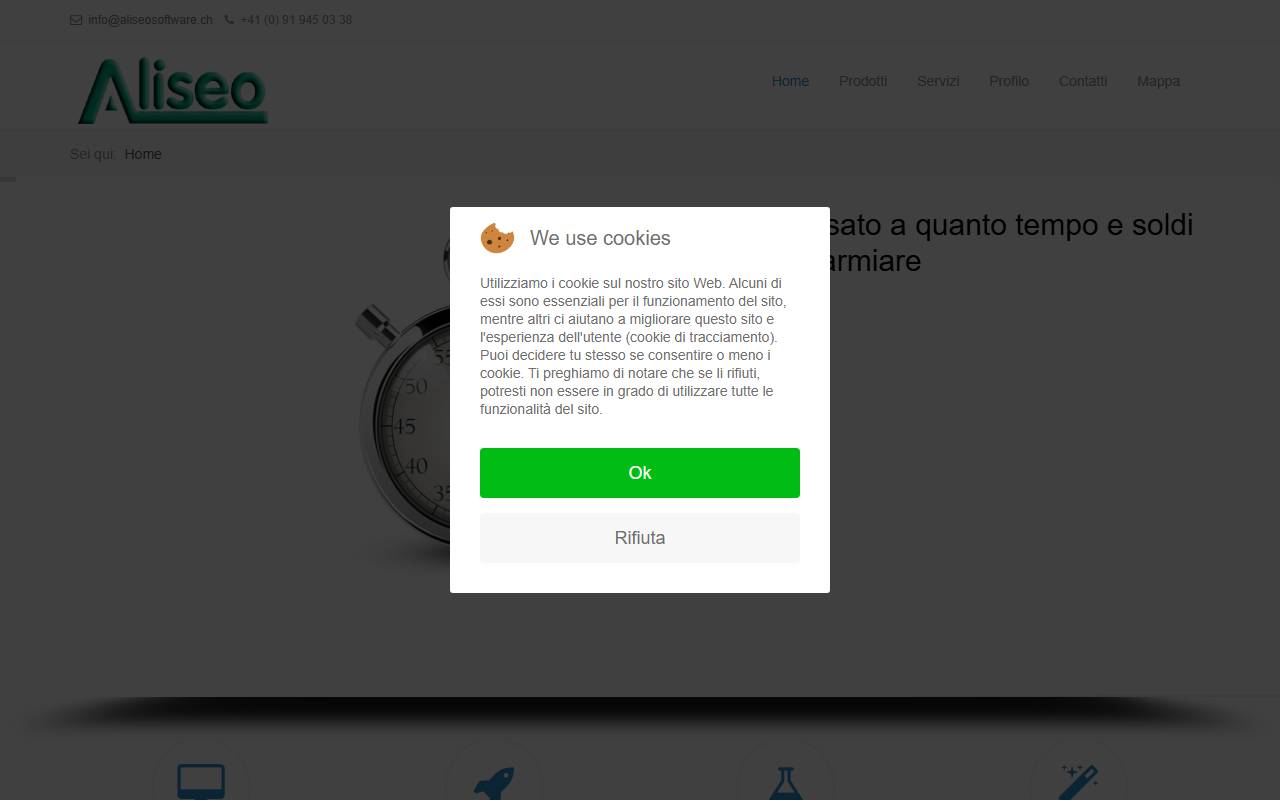 Anteprima del sito: ALISEO di Daminato Diego