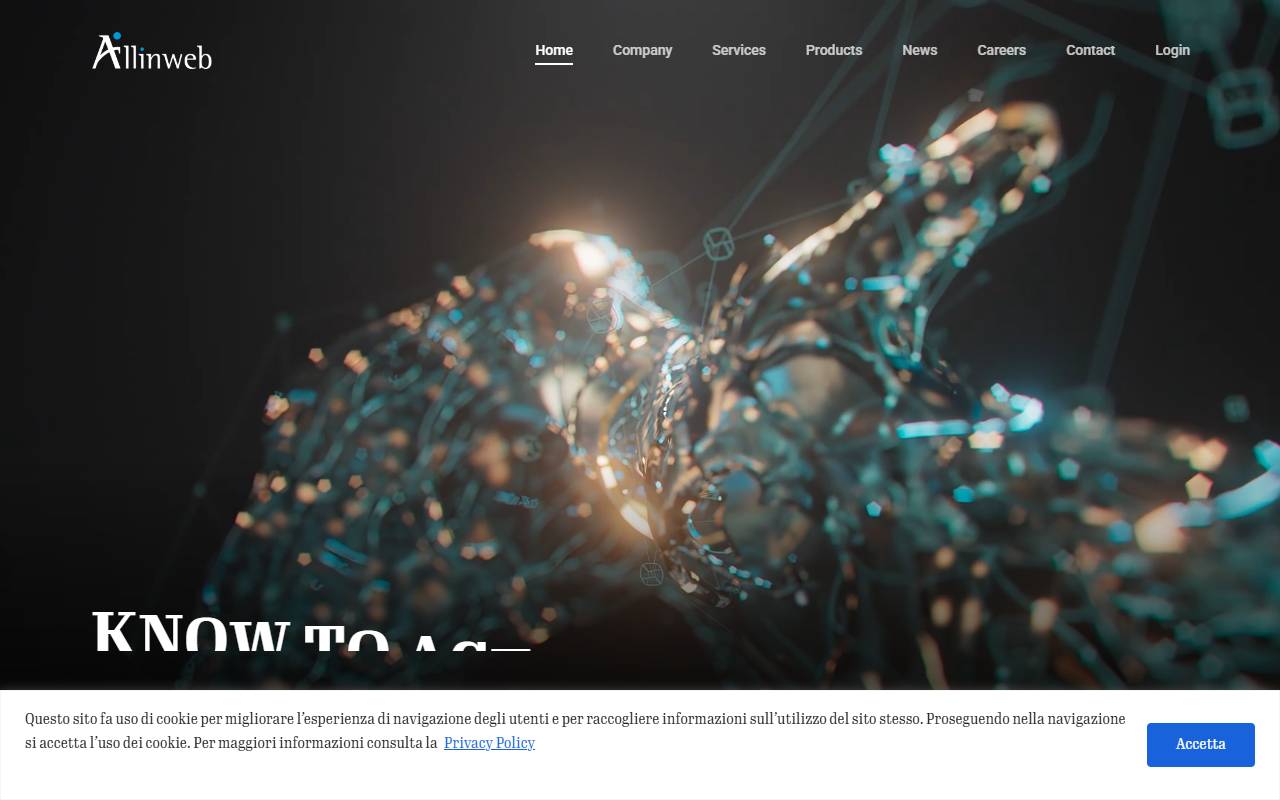Anteprima del sito: ALLINWEB SA