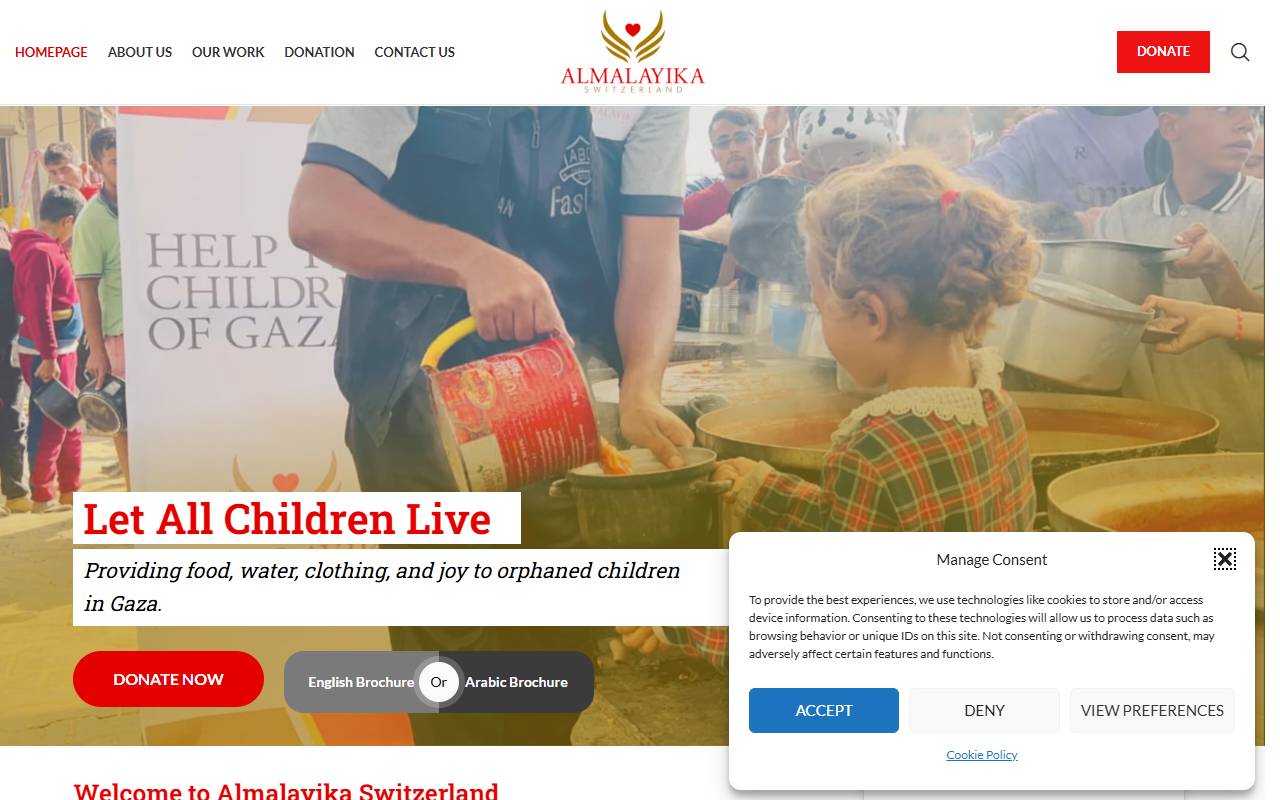 Anteprima del sito: Almalayika Switzerland