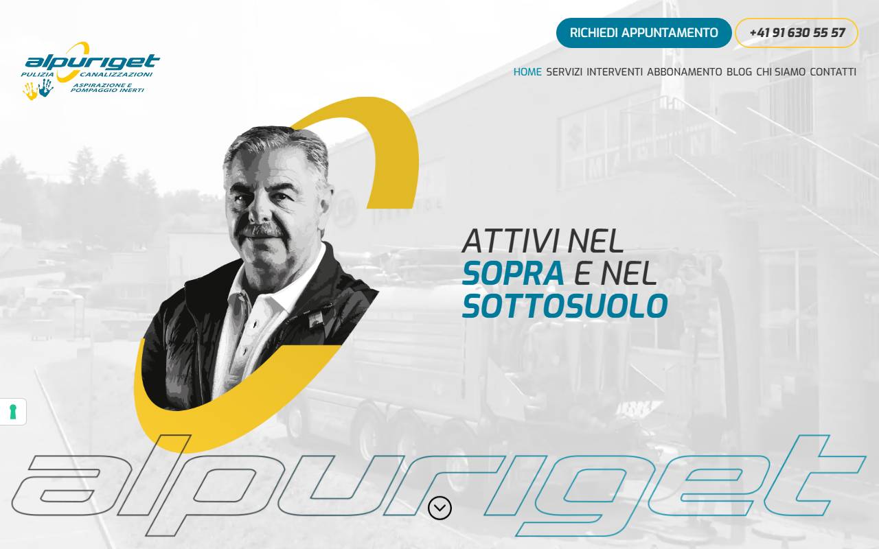 Anteprima del sito: Alpuriget SA