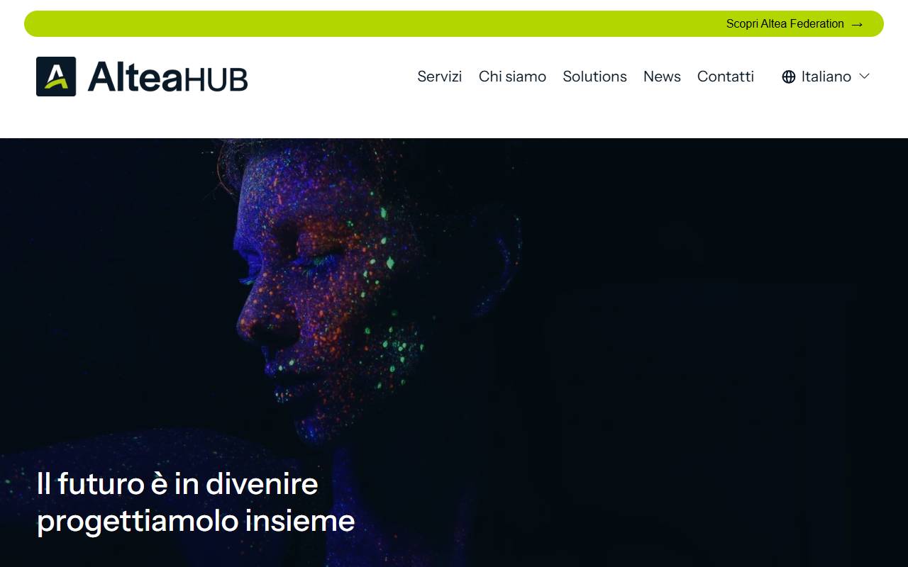 Anteprima del sito: Altea Hub SA