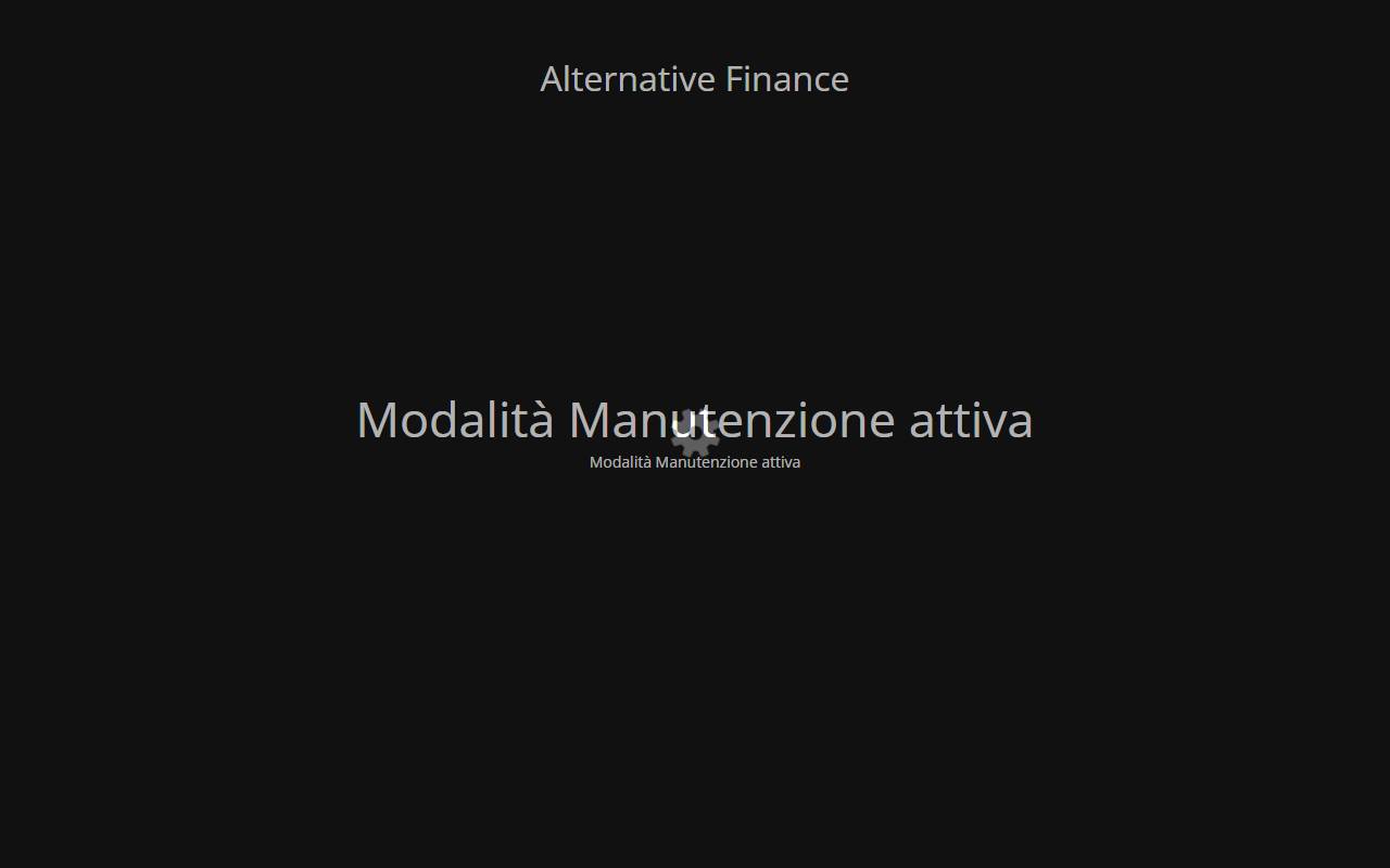 Anteprima del sito: Alternative Finance SA