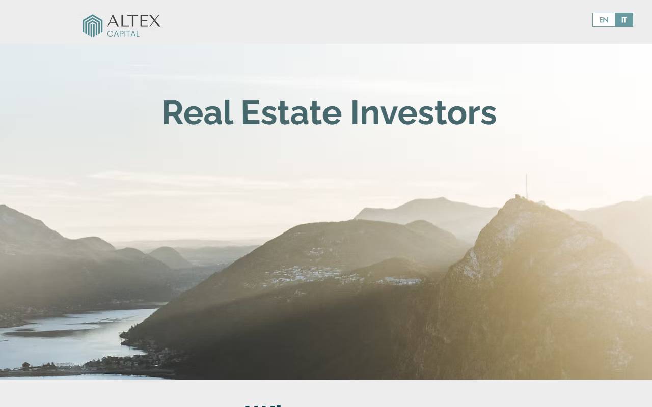 Anteprima del sito: Altex Capital SA