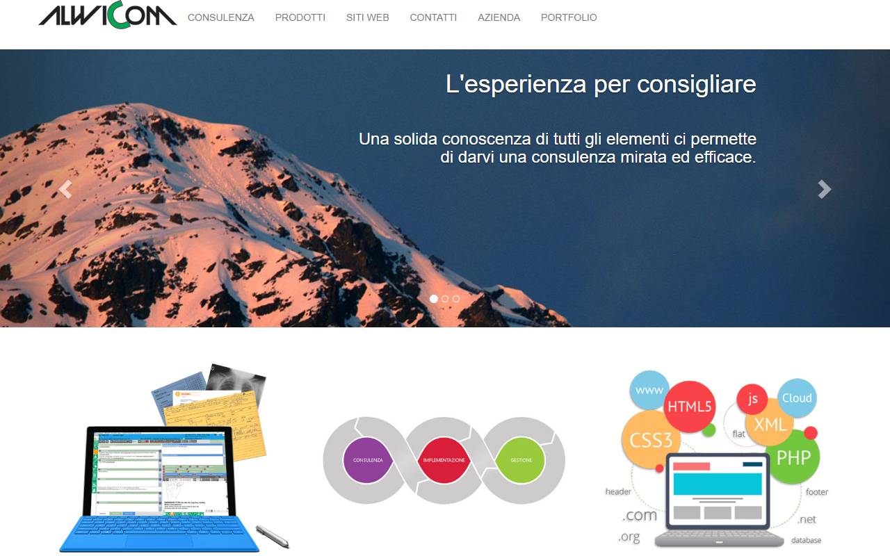 Anteprima del sito: ALWICOM SA