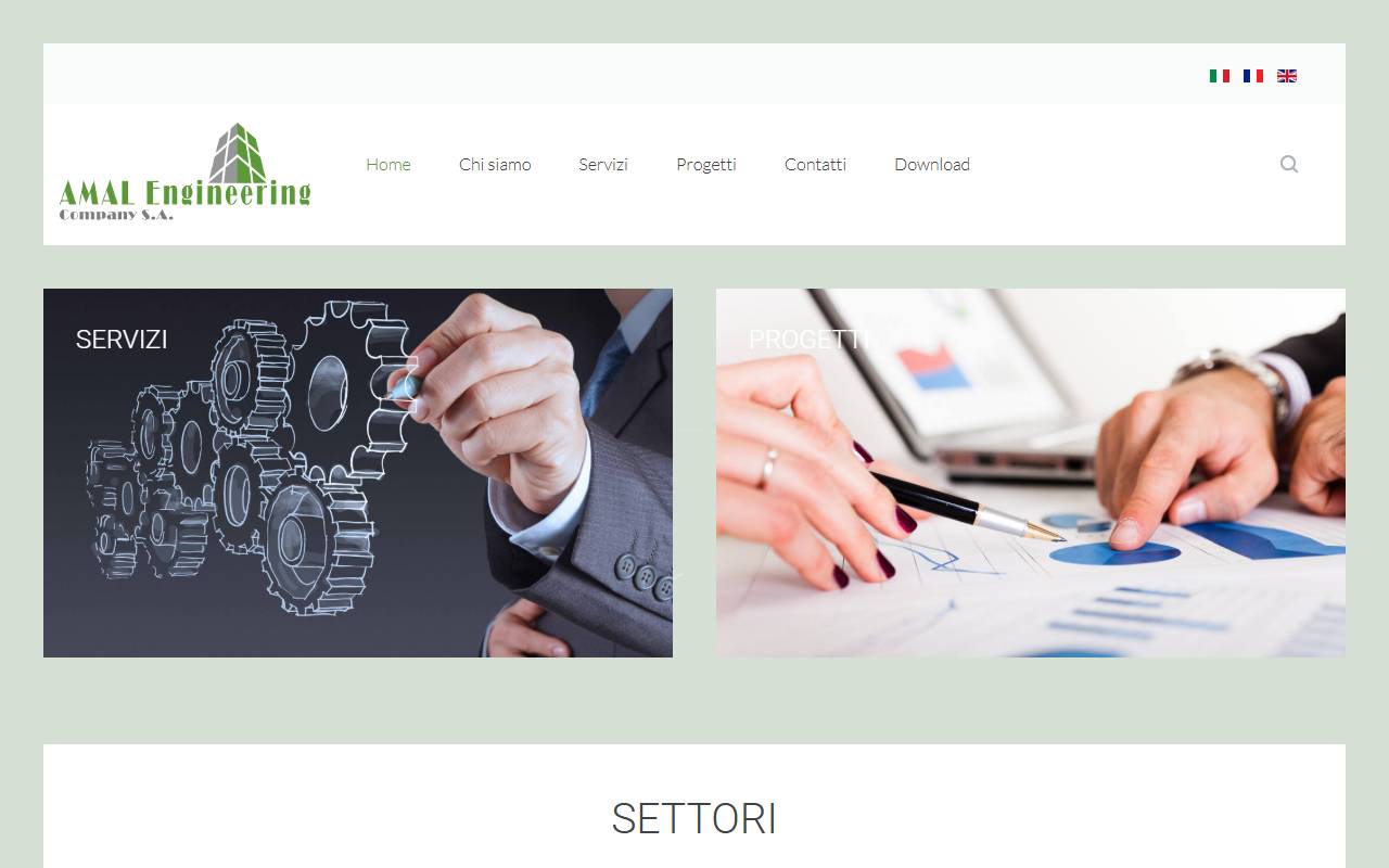 Anteprima del sito: Amal Engineering Company SA