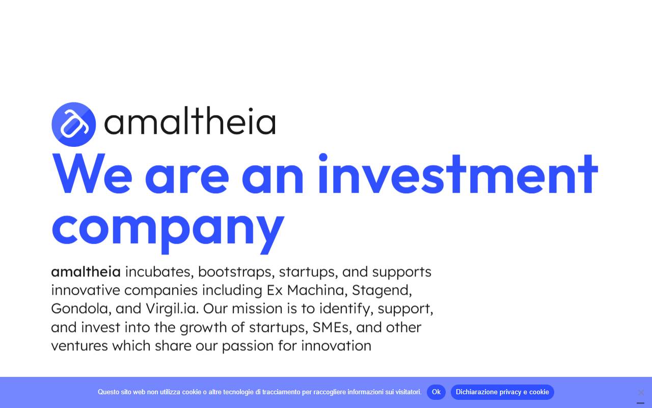 Anteprima del sito: AMALTHEIA SA