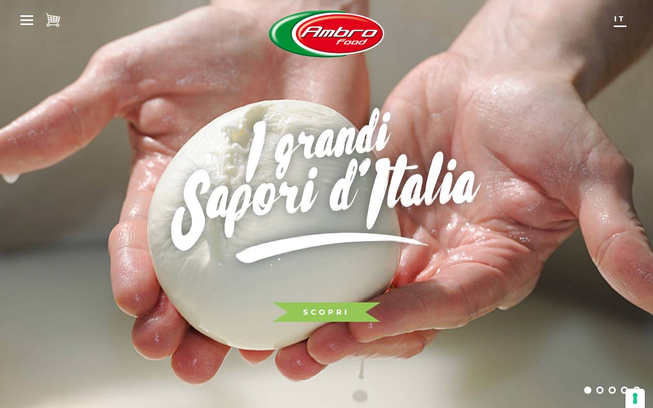 Anteprima del sito: Ambrofood SA