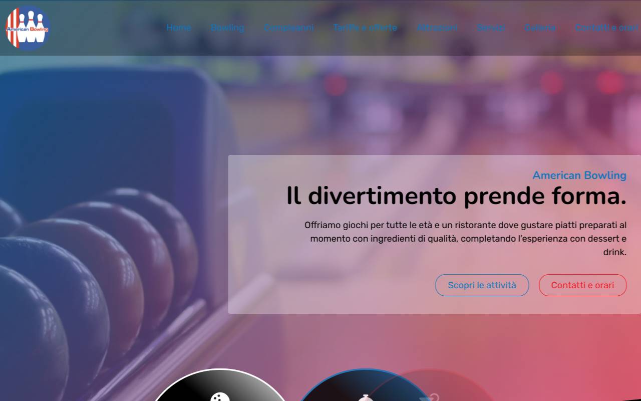 Anteprima del sito: A.B. American Bowling SA