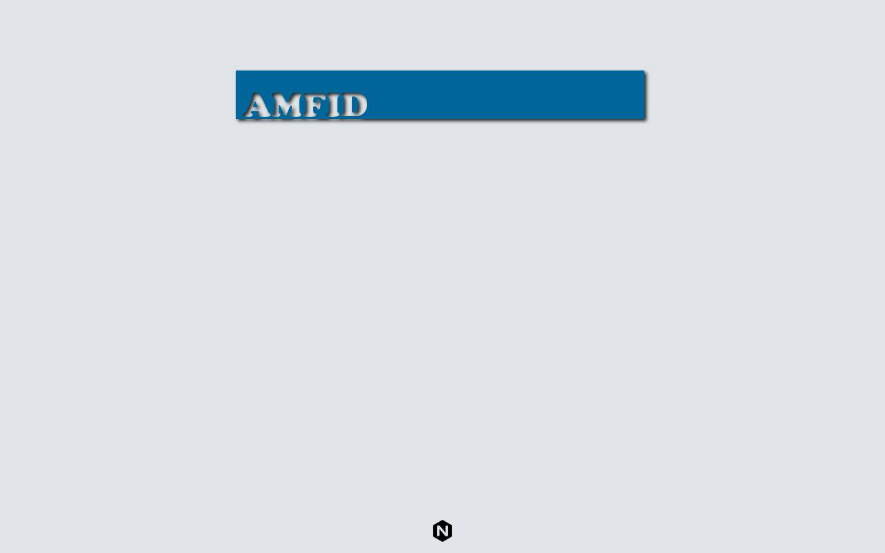 Anteprima del sito: AMFID di Alessandro Maestri