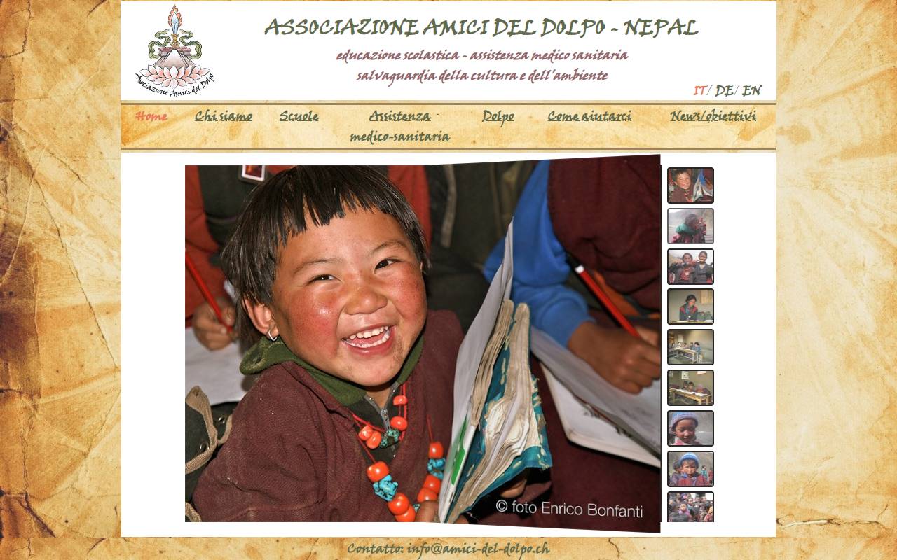 Anteprima del sito: Associazione Amici del Dolpo