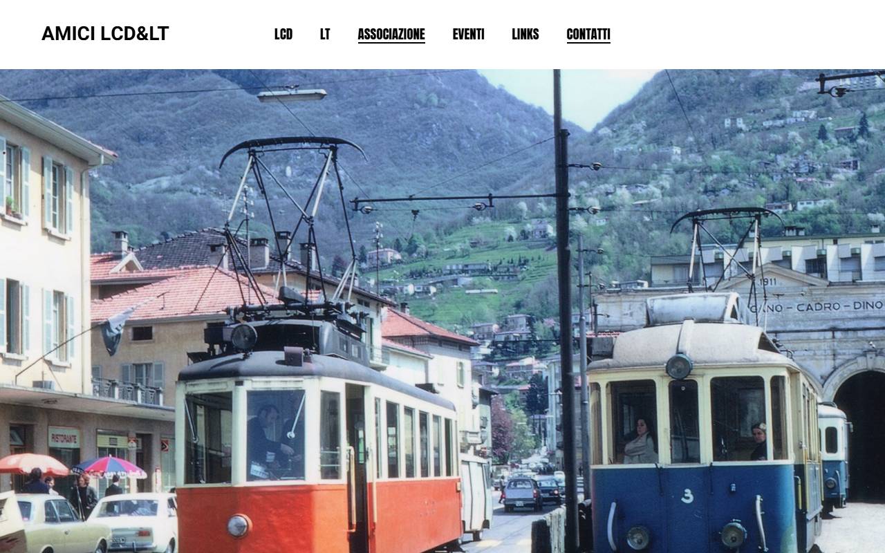 Anteprima del sito: Associazione Amici Delle Ex Ferrovie Elettriche LCD & LT