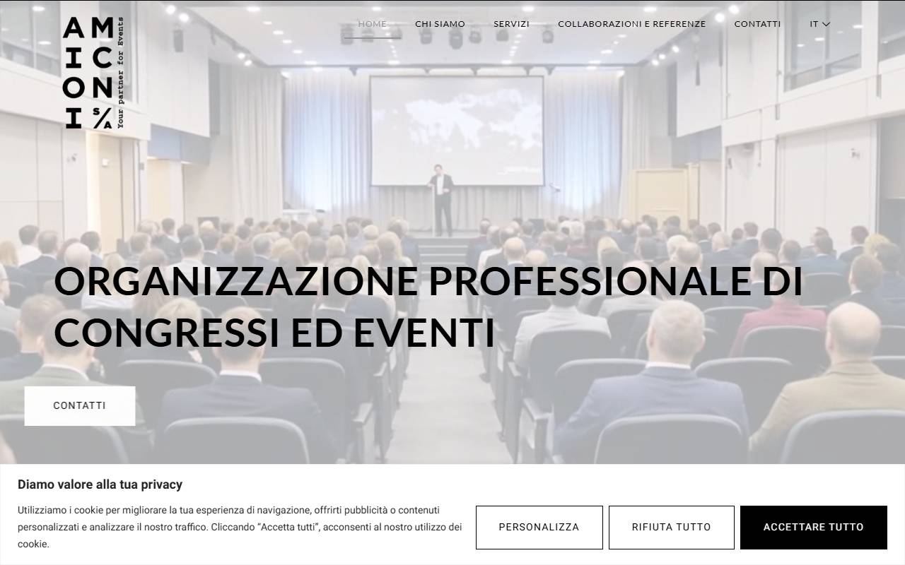 Anteprima del sito: Amiconi Consulting SA