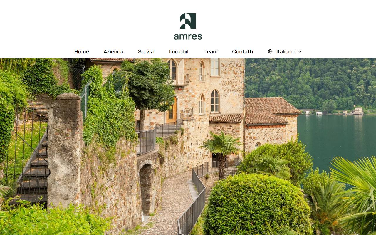 Anteprima del sito: AMRES Sagl