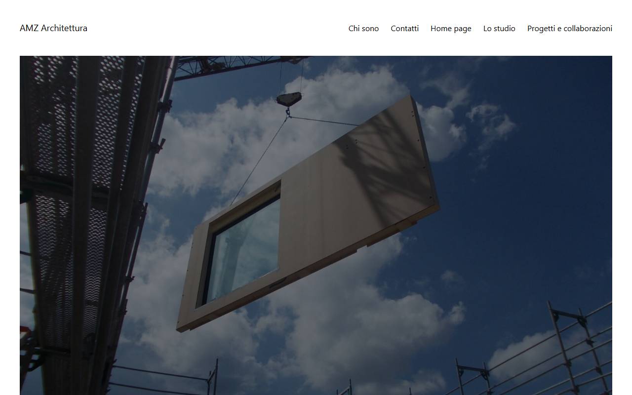 Anteprima del sito: AMZ Studio di architettura Sagl