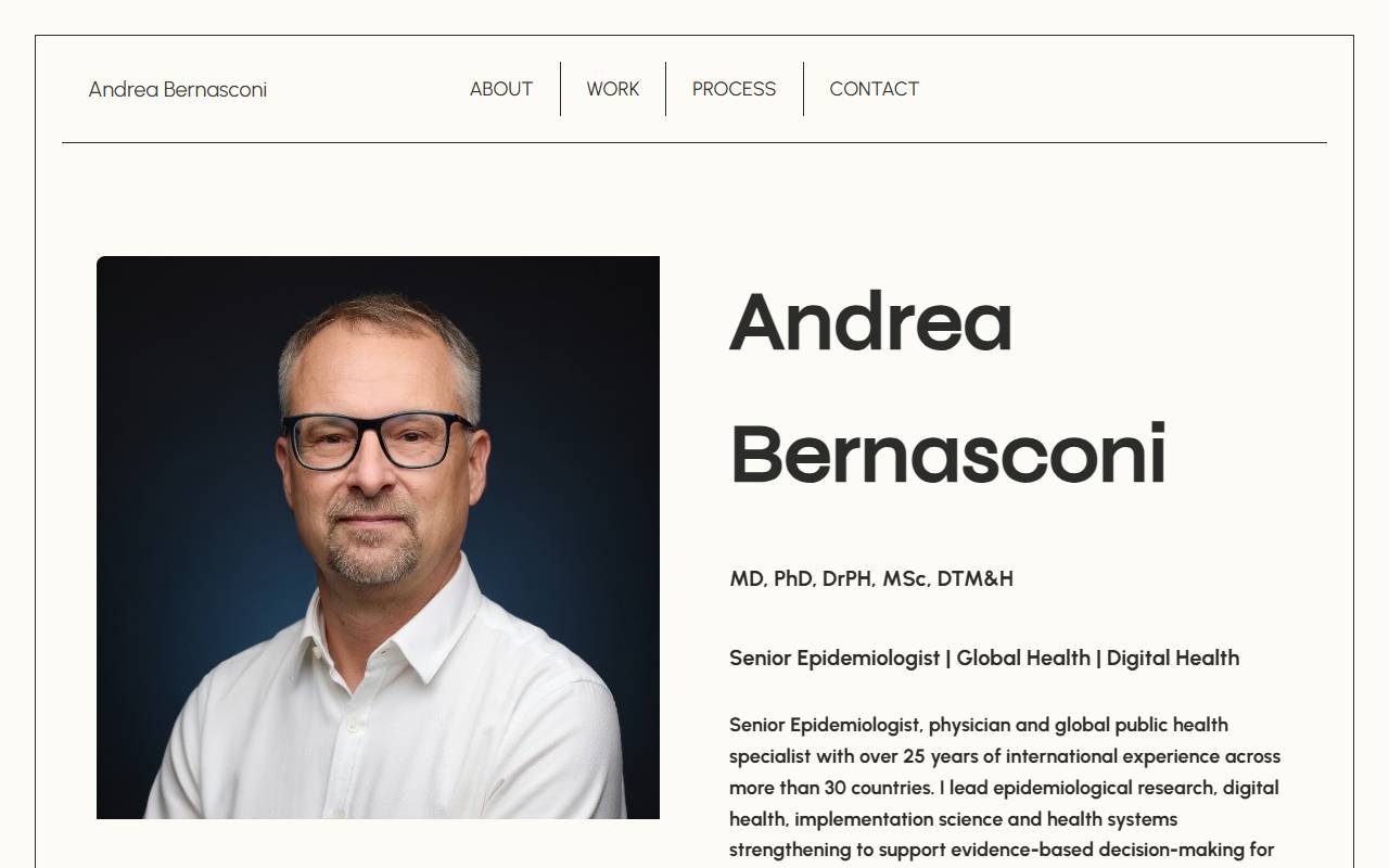 Anteprima del sito: Andrea Bernasconi Sagl