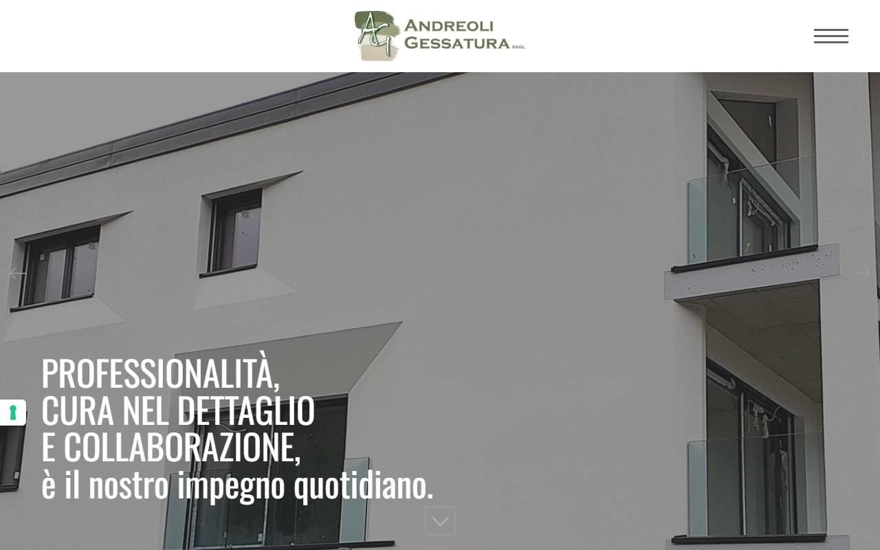 Anteprima del sito: Andreoli Gessatura Sagl