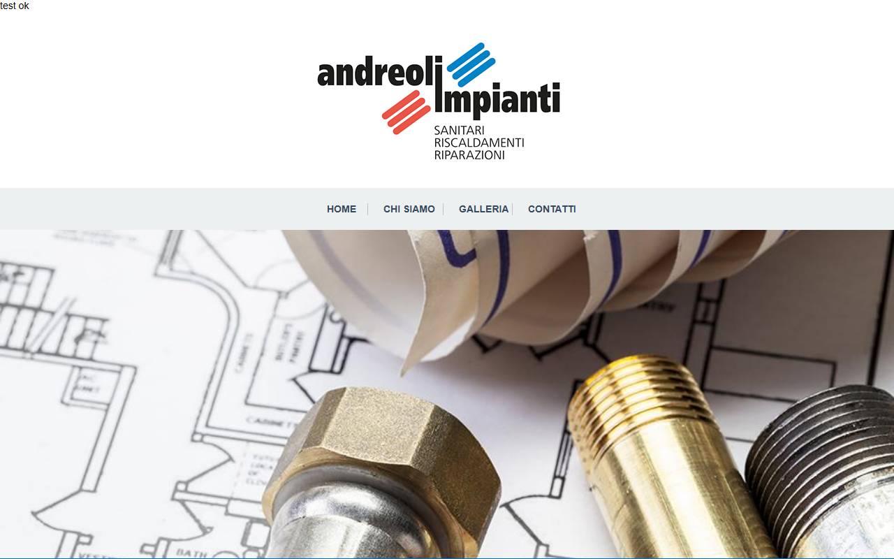 Anteprima del sito: Andreoli Impianti SA