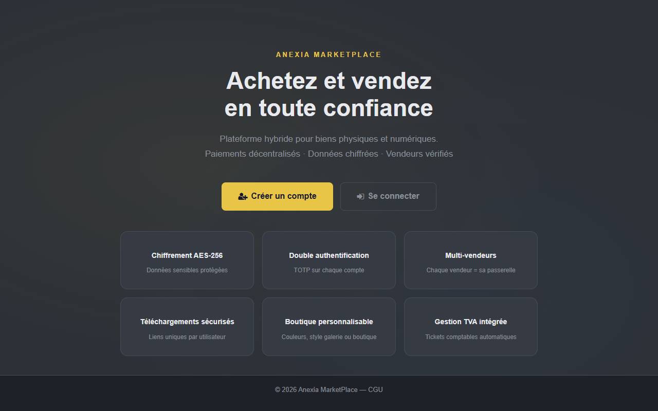 Anteprima del sito: ANEXIA SÀRL