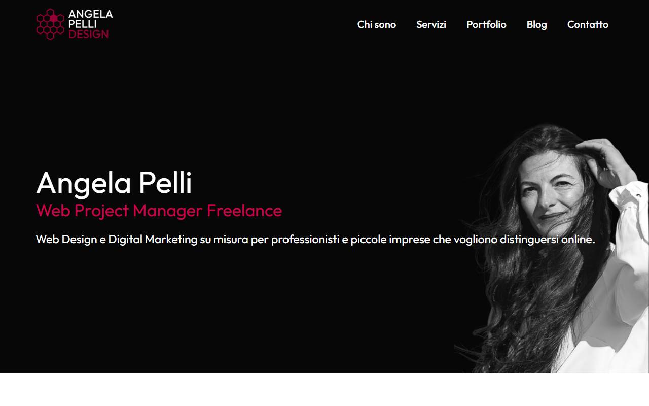 Anteprima del sito: Angela Pelli-Bojanic