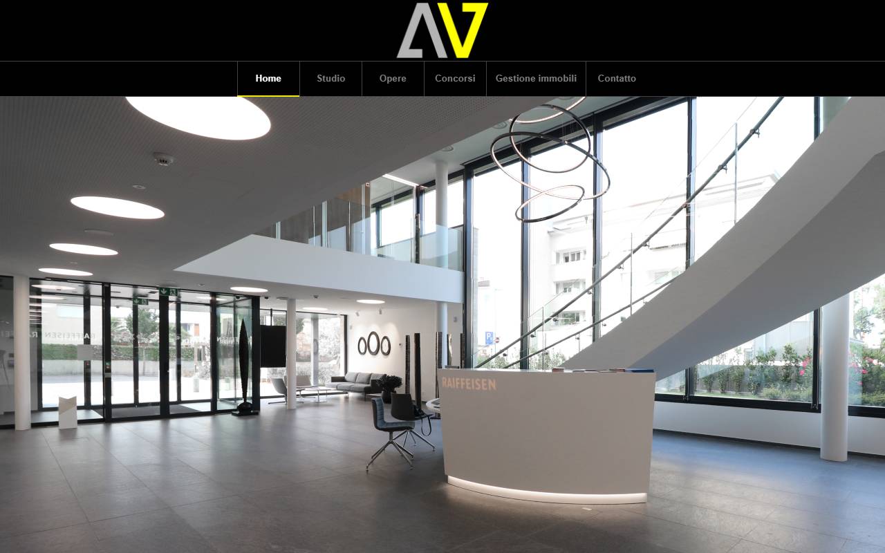 Anteprima del sito: Studio d'arch. Angelo Vitali sagl