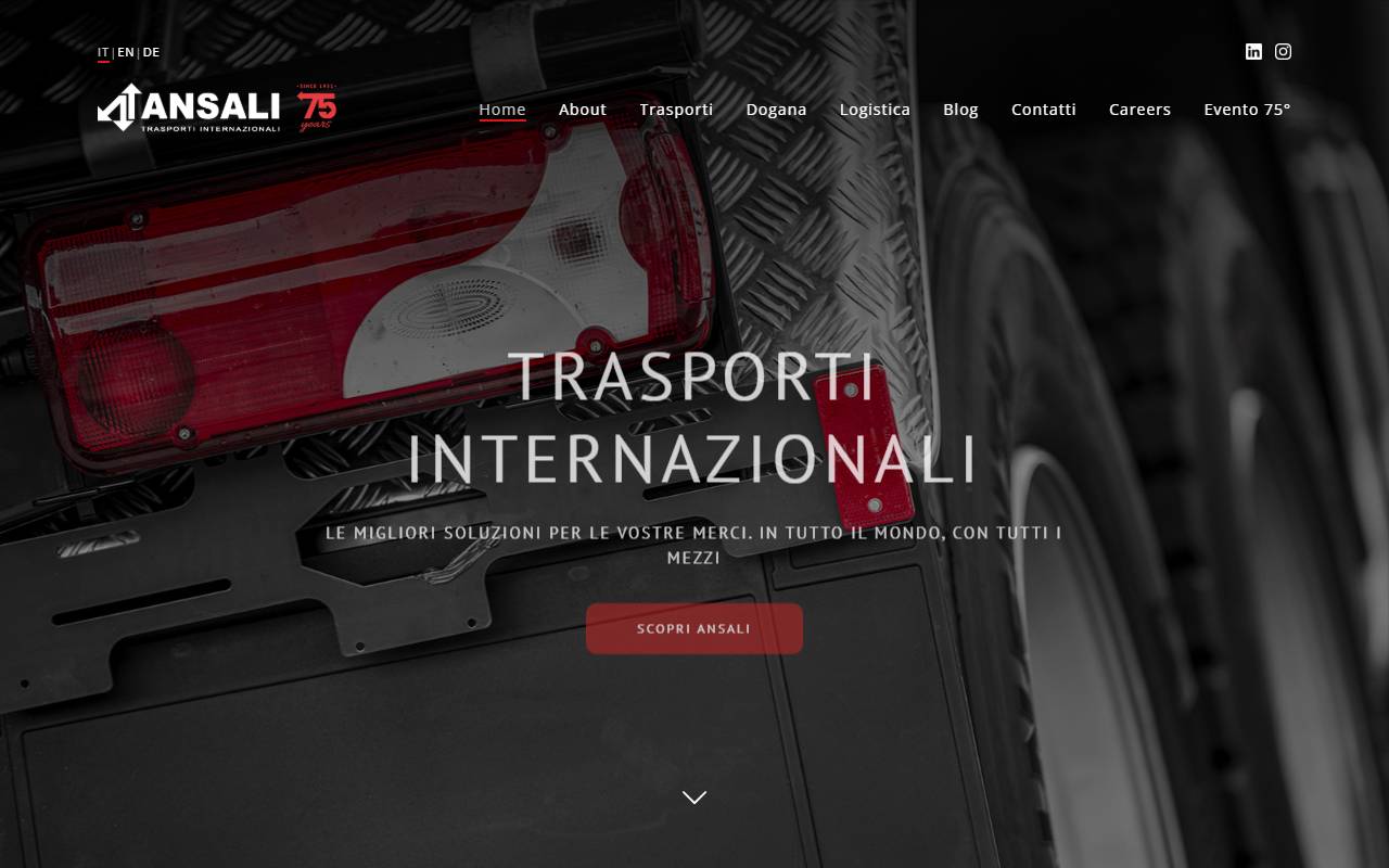 Anteprima del sito: Ansali SA