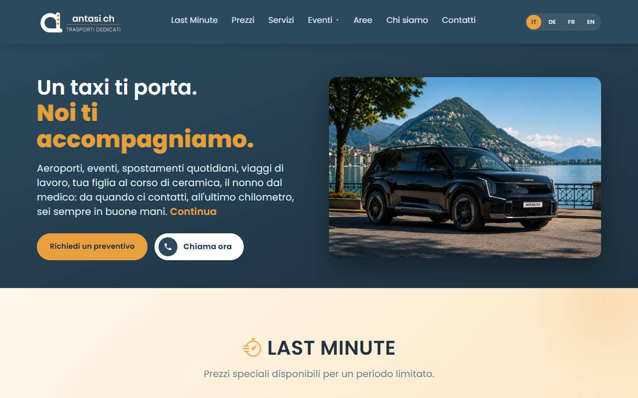 Anteprima del sito: ANTASI Sagl