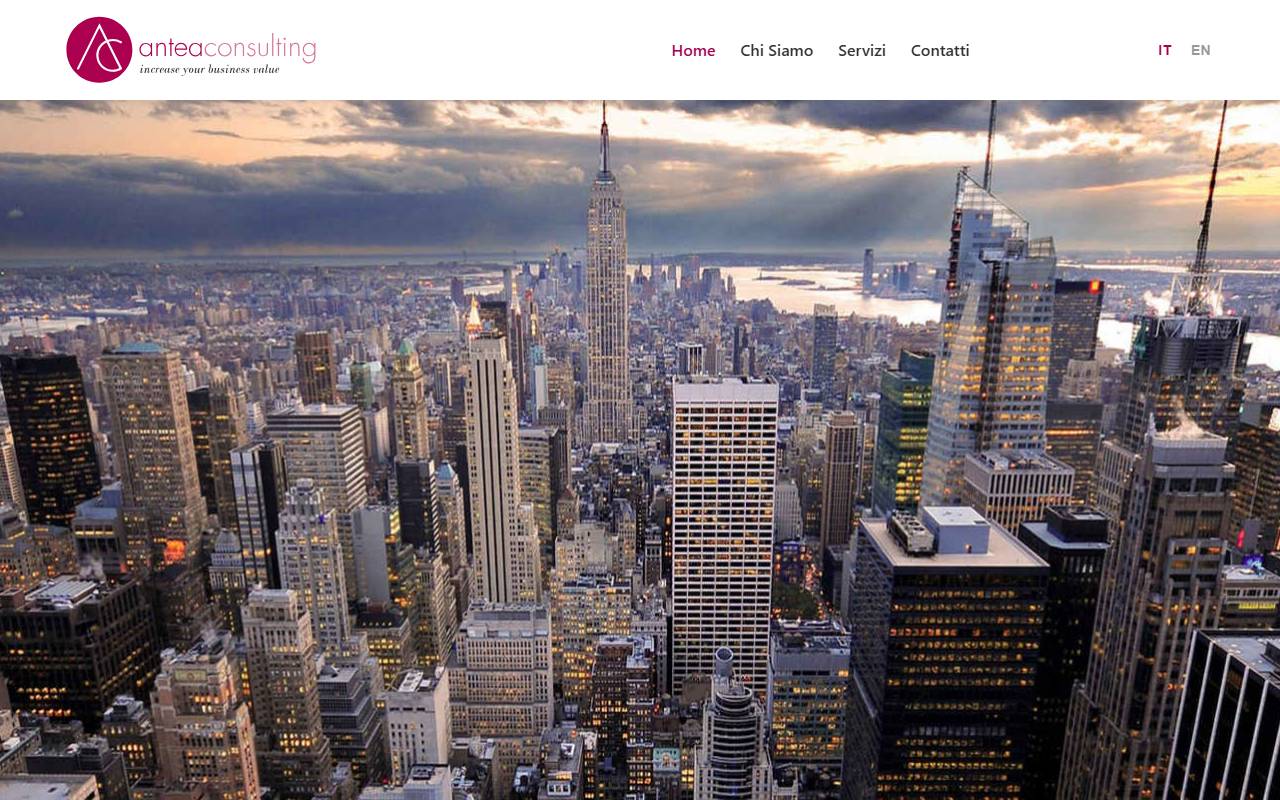 Anteprima del sito: Antea Consulting Sagl