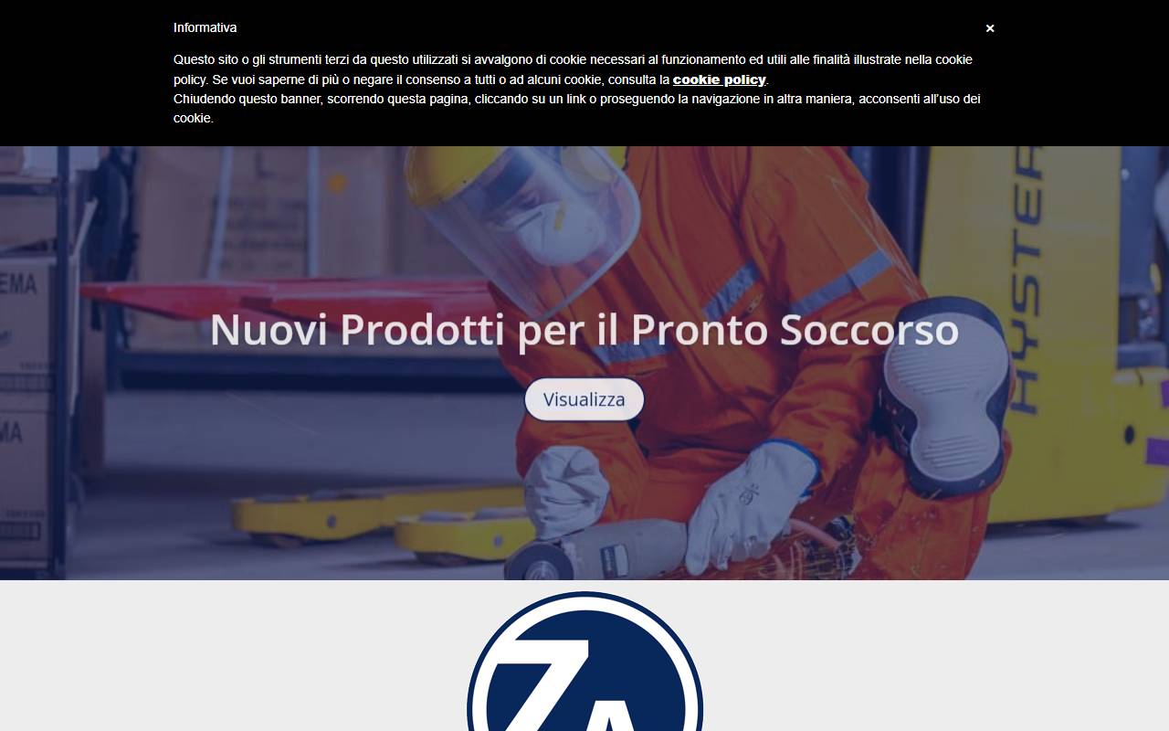 Anteprima del sito: Zanardi Antinfortunistica Sagl