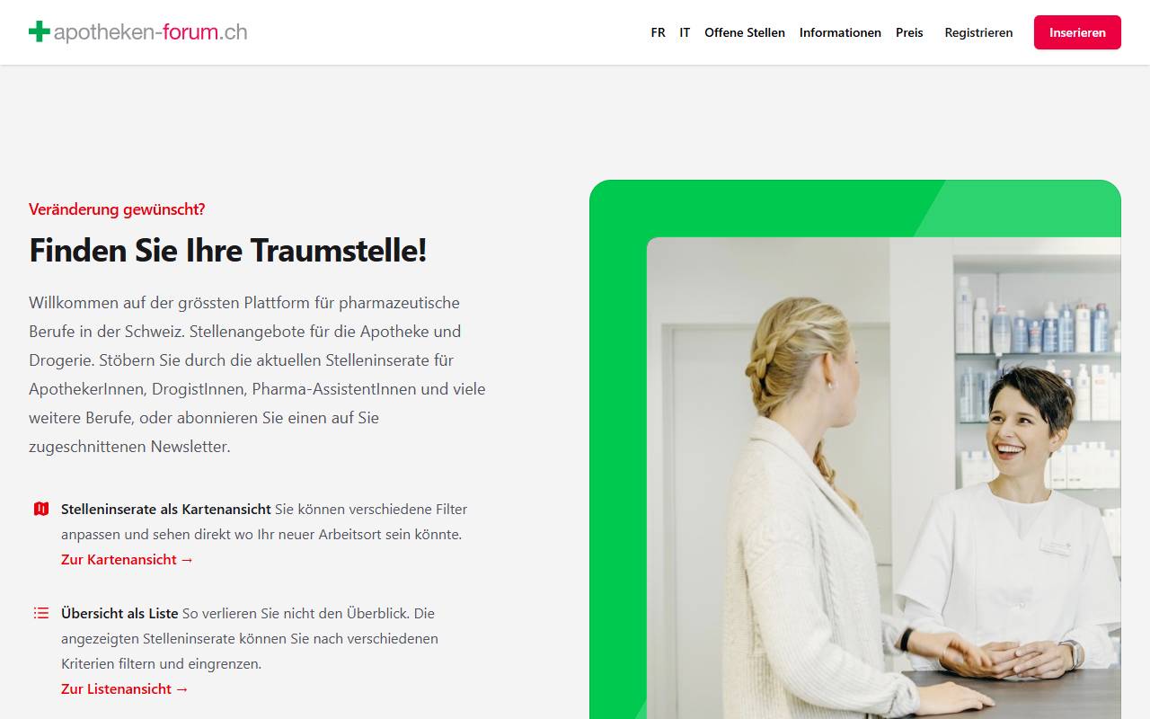 Anteprima del sito: apotheken-forum.ch Sagl