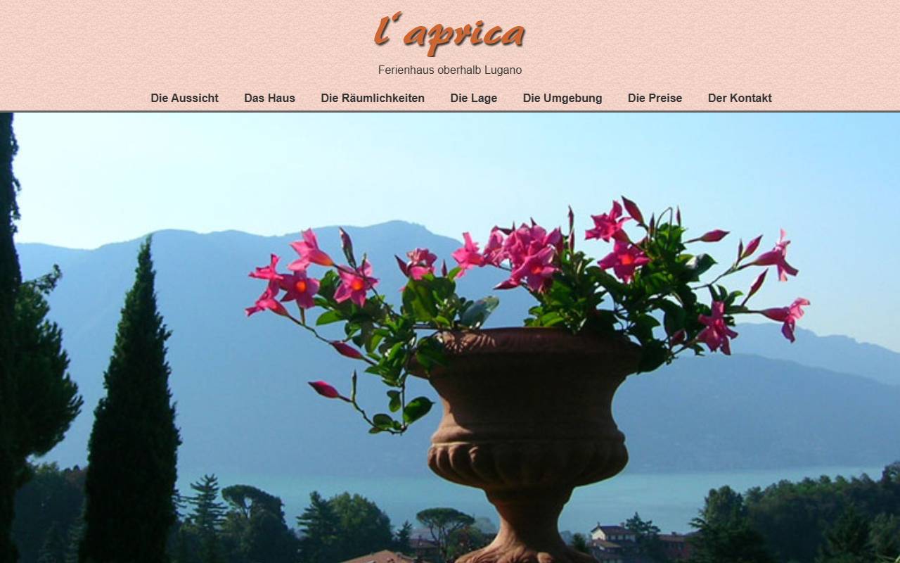 Anteprima del sito: Aprica SA