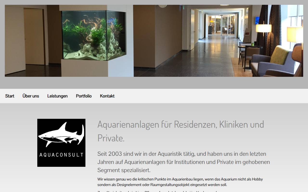 Anteprima del sito: Aquaconsult Sagl