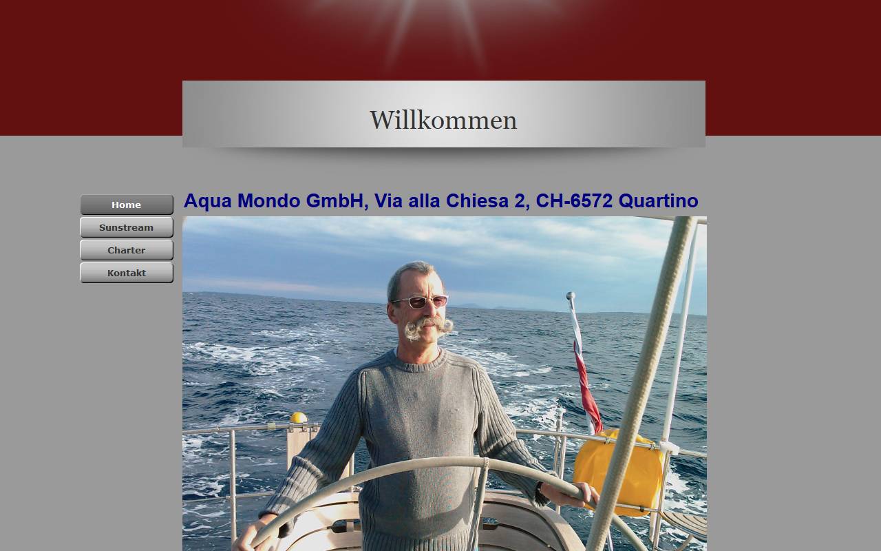 Anteprima del sito: Aqua Mondo GmbH