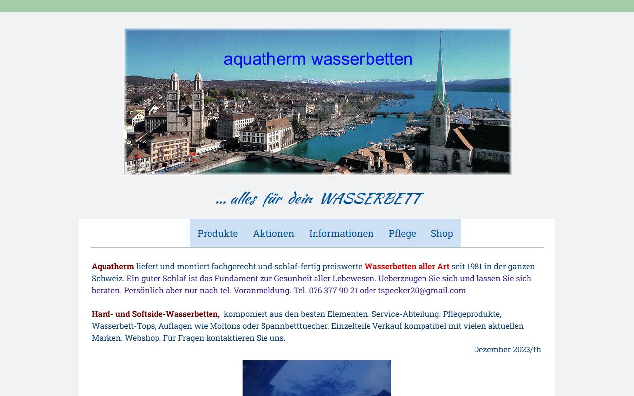 Anteprima del sito: AQUATHERM IMPIANTI Sagl