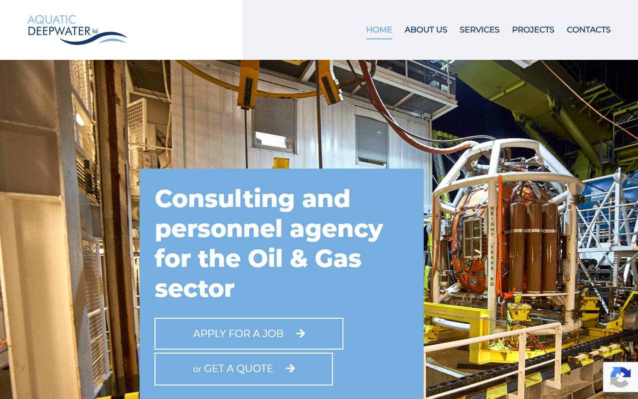 Anteprima del sito: AQUATIC DEEPWATER LIMITED, London, Lugano Branch