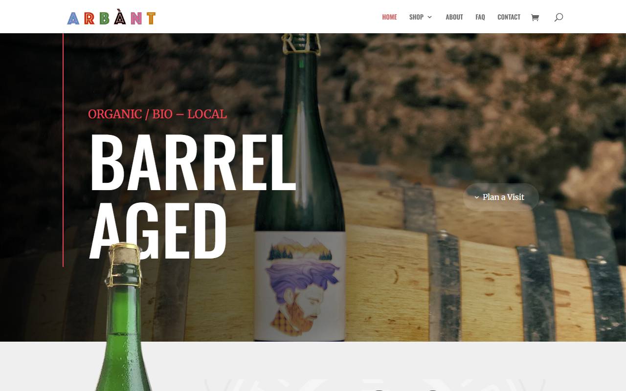 Anteprima del sito: Birra ARBÀNT Sagl