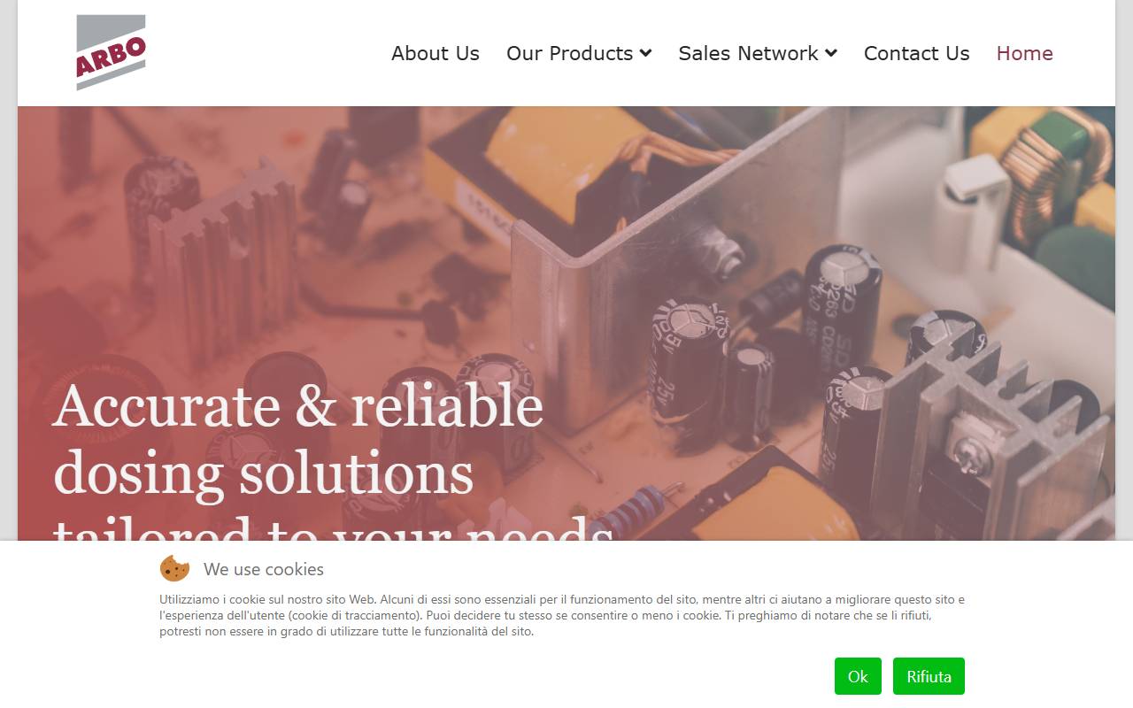 Anteprima del sito: ARBO Systems SA