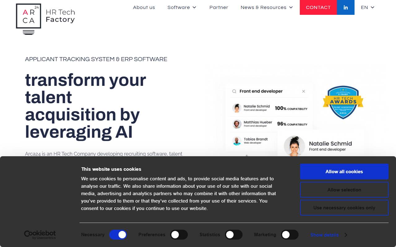Anteprima del sito: Arca24.com SA