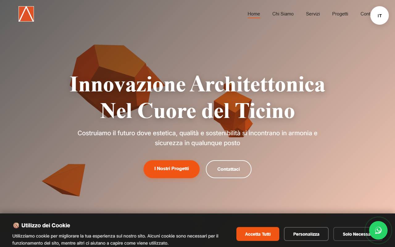 Anteprima del sito: Archileader Sagl