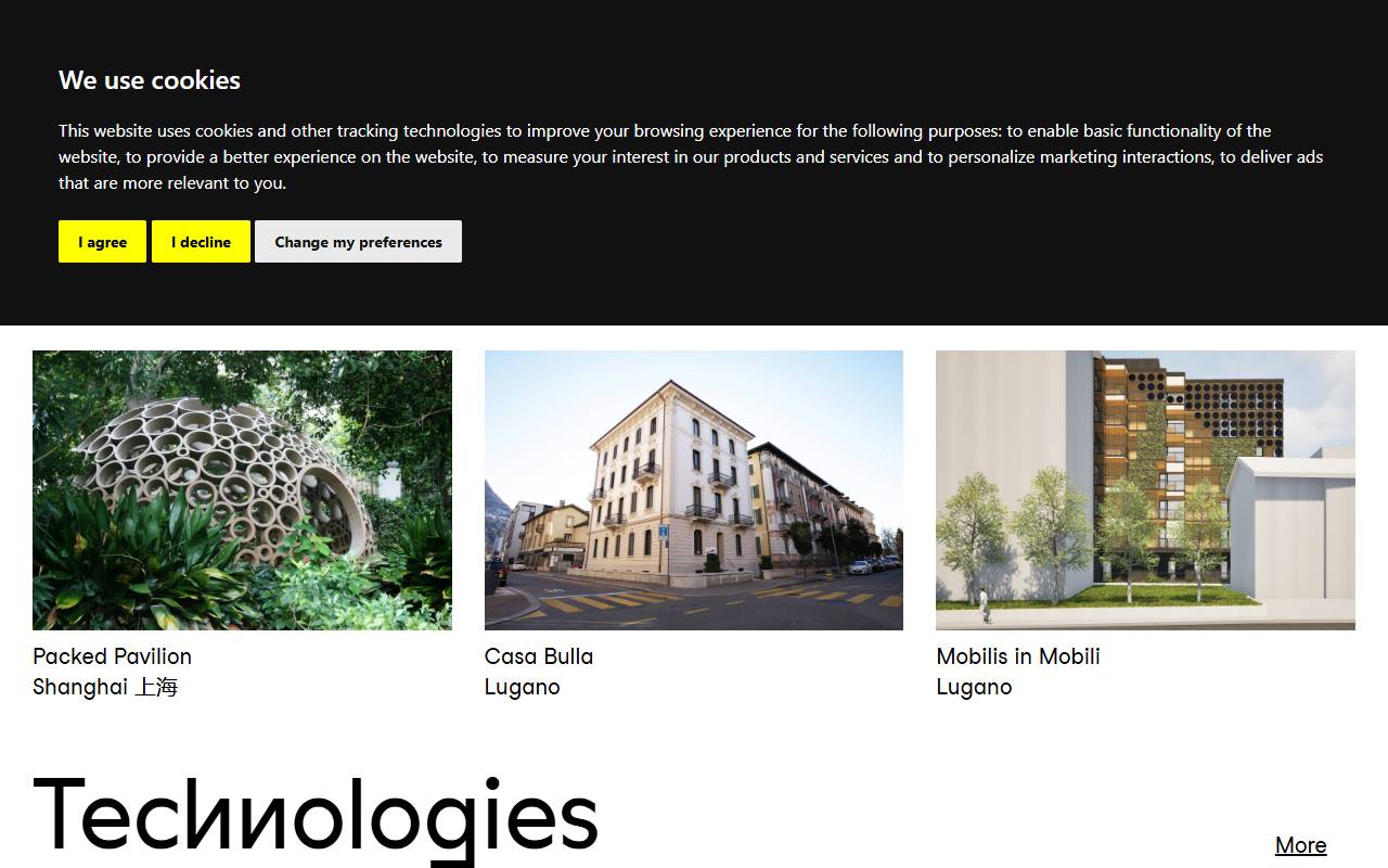 Anteprima del sito: Archimethod Sagl