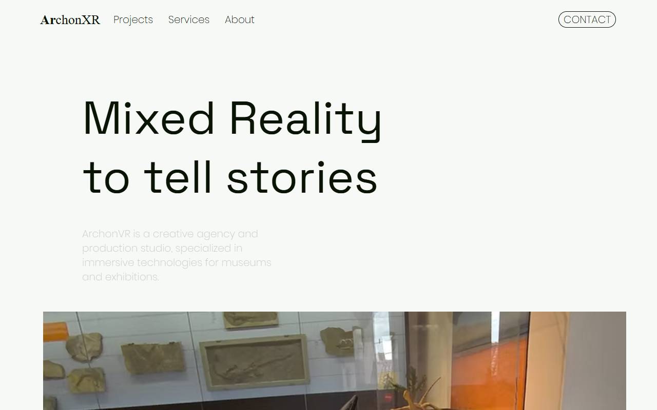 Anteprima del sito: Archon VR Sagl