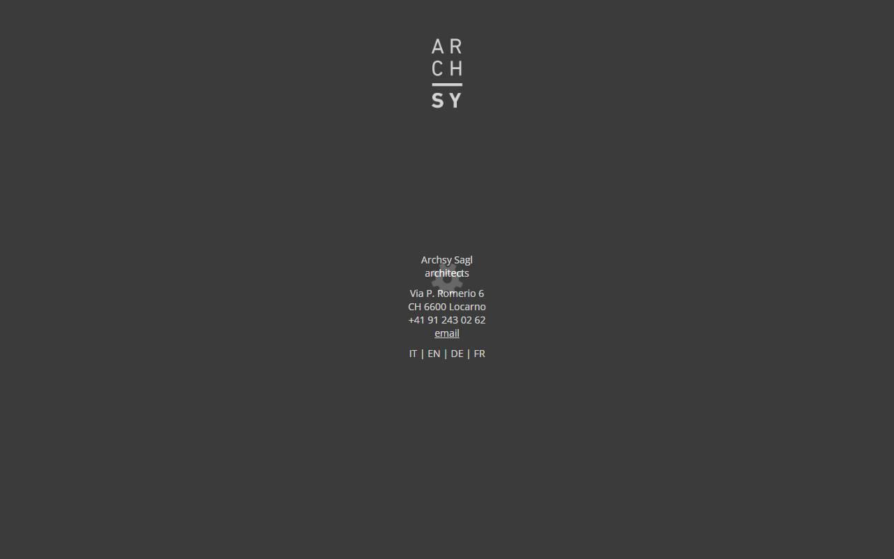 Anteprima del sito: Archsy Sagl