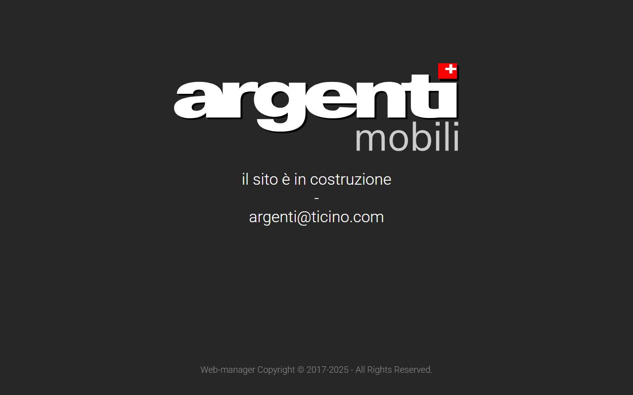Anteprima del sito: Davide Argenti SA
