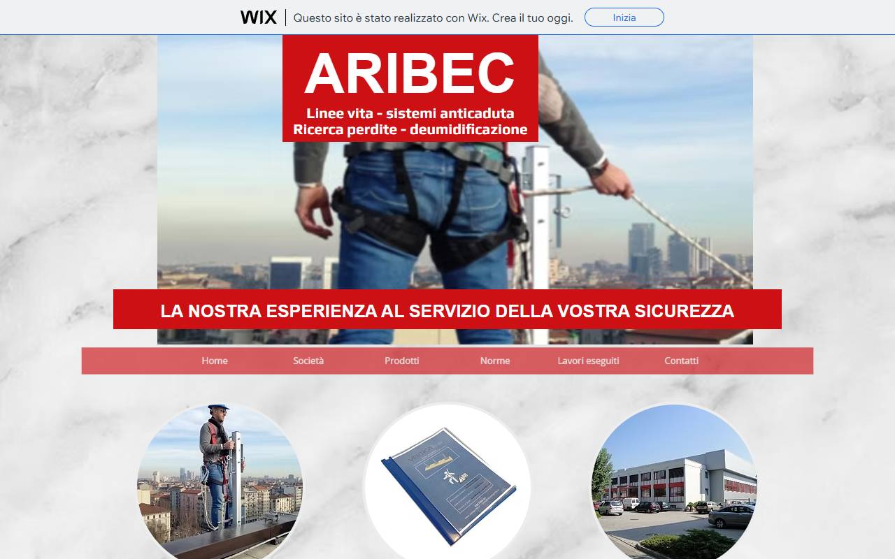 Anteprima del sito: Aribec SAGL